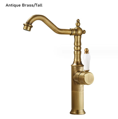 Grifo de cocina de lujo DecorBites™ Gold para fregadero doméstico, mezclador de agua fría y caliente