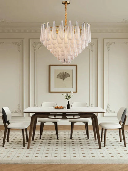 DecorBites™ Elegant Glass Chandelier Lighting for Home Dining Room Decor