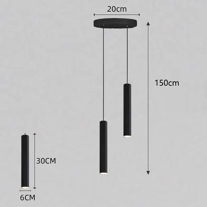 DecorBites™ Crystal Chandelier Stair Pendant Lamp Living Room Lighting