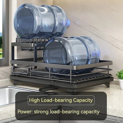 DecorBites™ Kitchen Counter Organizer Rack for Dishes, Knives, Pots, Utensils & Tableware Storage