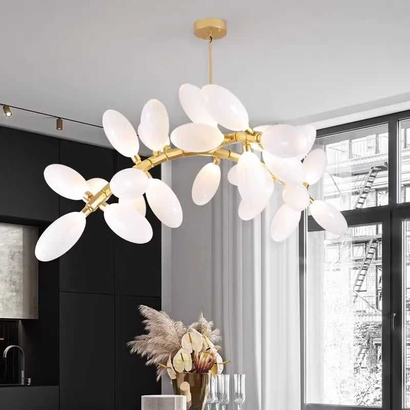 Chrome Modern Hanging Lamp