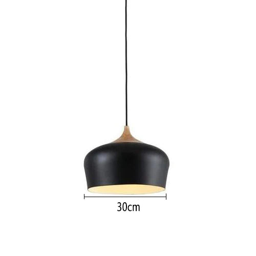 DecorBites™ Black Aluminium Modern Pendant Light for Living Room Dining Table Decor