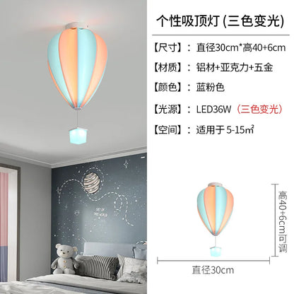 DecorBites™ Hot Air Balloon Lamp: Dreamy Kids Room Decor