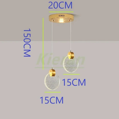 DecorBites™ Crystal LED Chandelier for Modern Home Decor and Lighting