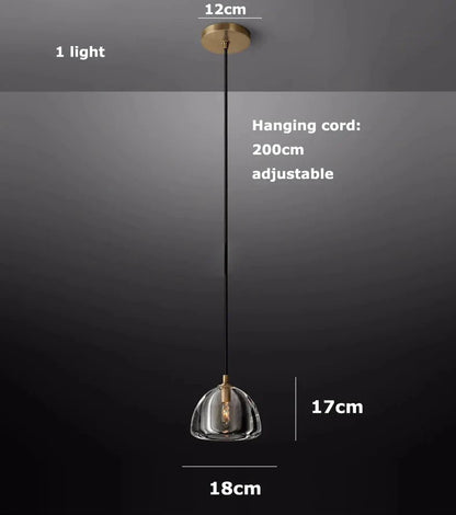 Decorbites™ Amerikanischer Kupferkristall-Kronleuchter: E14 LED Vintage-Deckenbeleuchtung für das Wohnzimmer