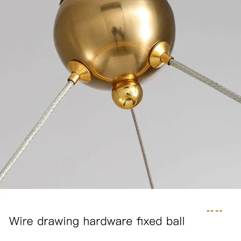 DecorBites™ Circular Ring LED Chandelier: Modern Lighting for Living, Bedroom, Dining Room