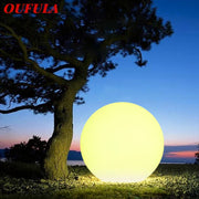 Lámpara de Bola LED Decorbites™ para Patios y Jardines Exteriores - Luz de Paisajismo Recargable