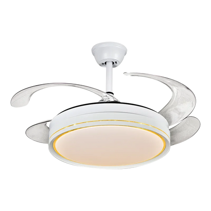 DecorBites™ Decor LED Ceiling Fans with Remote Control for Living Room, Bedroom, Dining Room