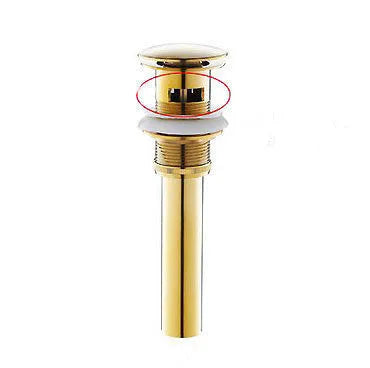 Grifo de lavabo de doble manija Cristal de Oro Decorbites™ para baño