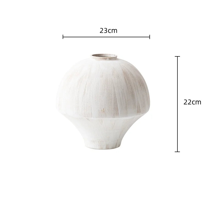 DecorBites™ Chinese-style Retro Porcelain Vase Handmade Flower Vase Artistic Home Decoration