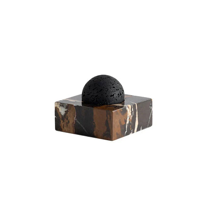 DecorBites™ Lava Rock Stone Diffuser, Marble Base, Luxury Essential Oil Diffusers for Home Offices