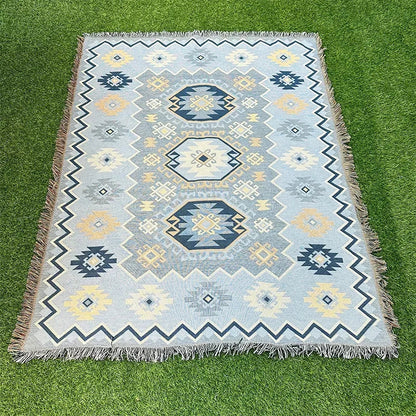 DecorBites™ Bohemian Classic Design Thread Blanket and Throw