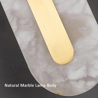 Lámpara de pared LED para sala de estar DecorBites™ Gold Marble