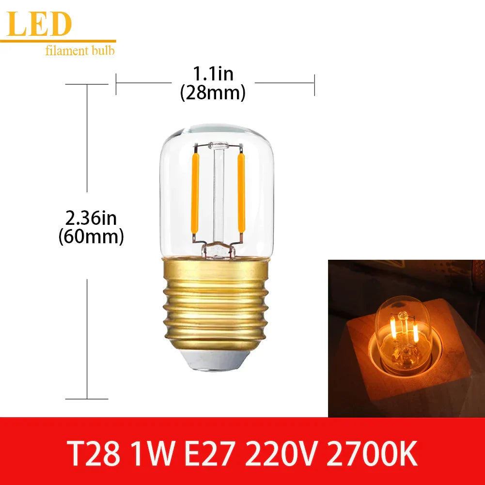 Clear Glass Vintage Bulb