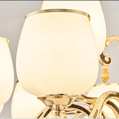 DecorBites™ Jade Pendant Lamp: European Luxury for Living Room, Villa, Dining Room, Bedroom