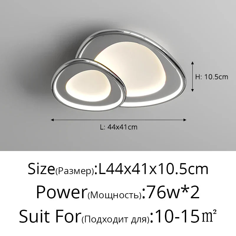 White Chrome LED Chandelier