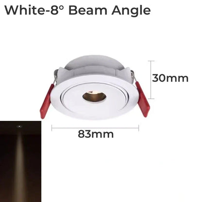 DecorBites™ LED Mini Ceiling Downlights: Anti-Glare Spot Lighting Fixture for Cabinets, Showcases, and more