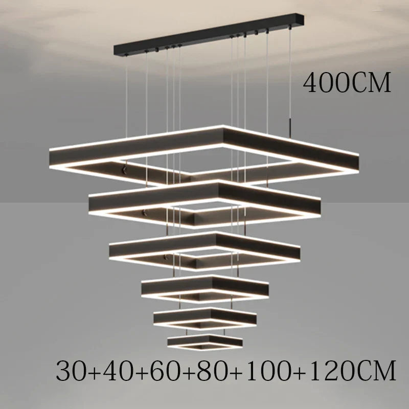 DecorBites™ LED Chandeliers Pendant Light Lamps for Living & Dining Room