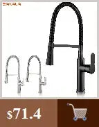 DecorBites™ Modern Black Bathroom Sink Faucet