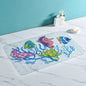 Decobites Cartoon Non-Slip Bathroom Mat with Suction Cup for Child Bathtub Eco-Friendly