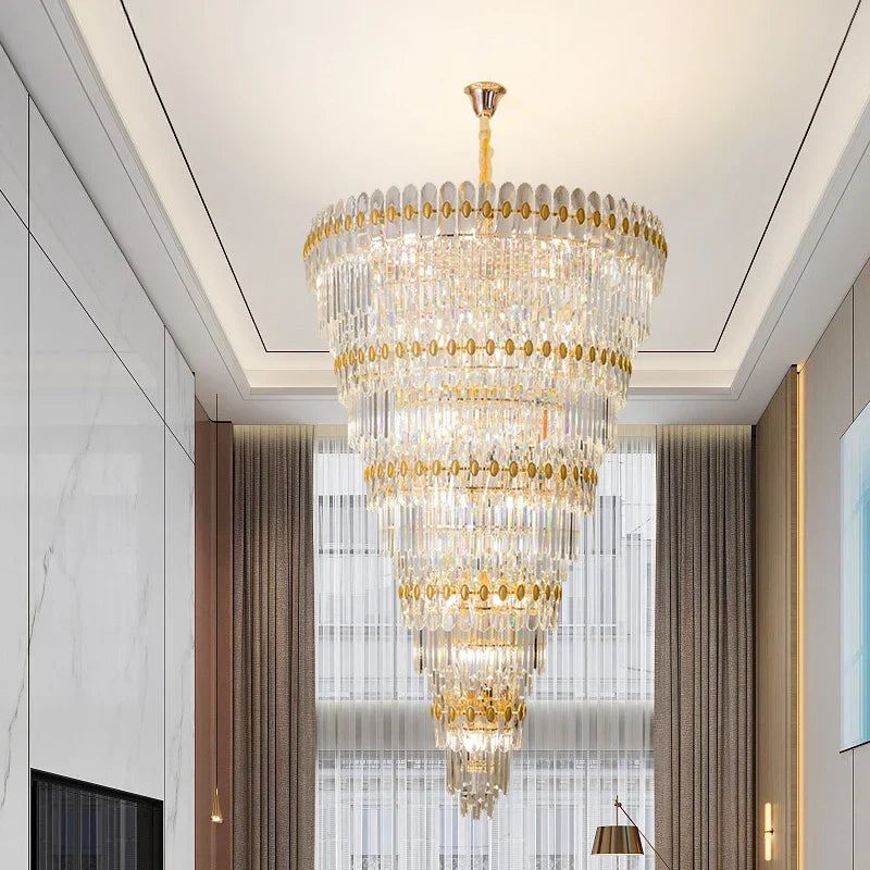 DecorBites™ Crystal Chandelier: Modern Light Luxury for Living Room, Dining Room, and Bedroom
