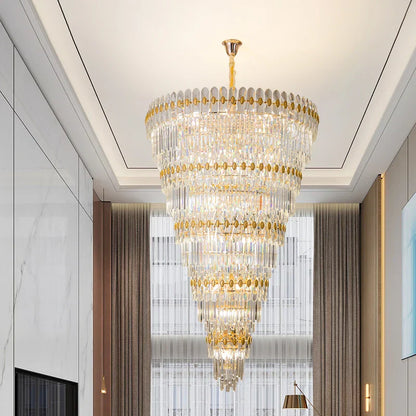 DecorBites™ Crystal Chandelier: Modern Light Luxury for Living Room, Dining Room, and Bedroom