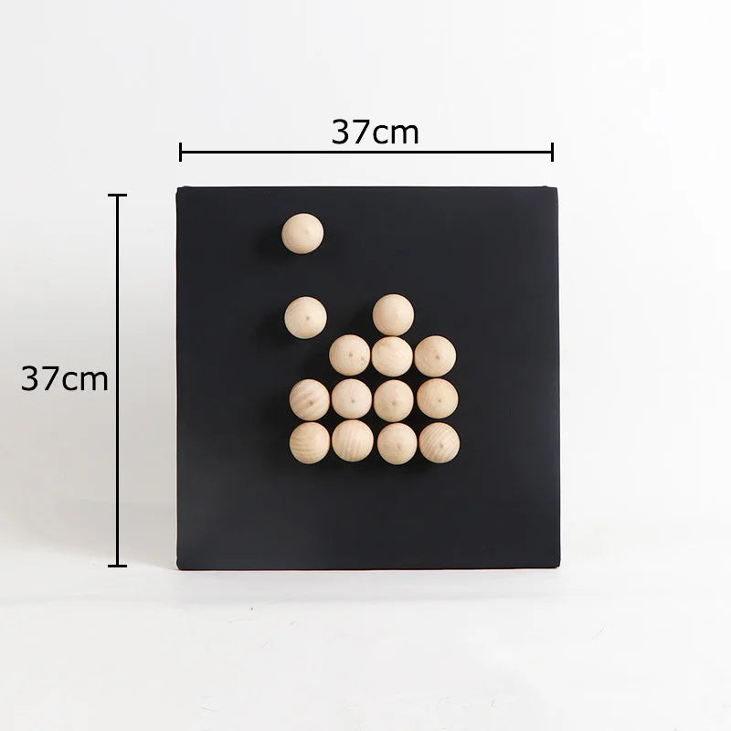 DecorBites™ Adornos de pared colgantes en forma de bola 3D, arte moderno para el fondo de la sala de estar