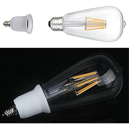 DecorBites™ 4pcs E14 to E26 E27 Adapter Converter for Chandelier Socket