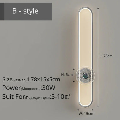 DecorBites™ LED Strip Wall Light: Modern Indoor Decor Lighting Fixture