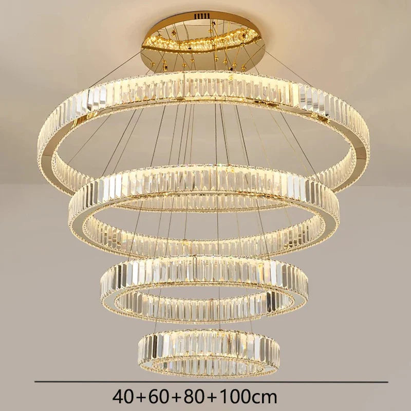 DecorBites™ Crystal Chandelier: Modern Home & Dining Room Pendant Lighting