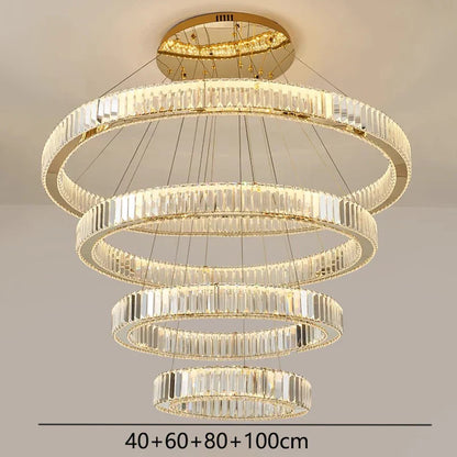 DecorBites™ Crystal Chandelier: Modern Home & Dining Room Pendant Lighting