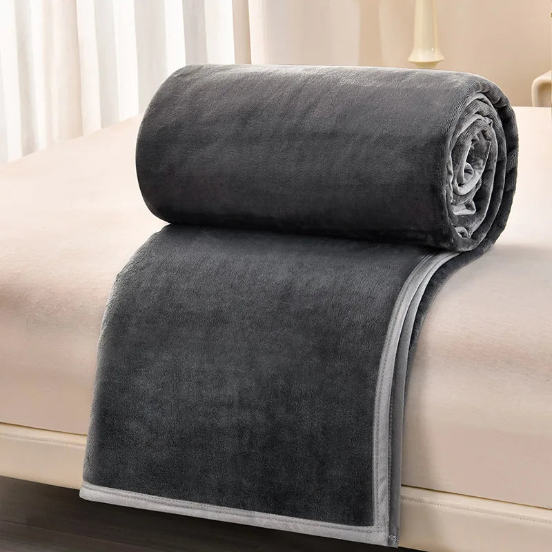 Manta de franela acogedora DecorBites™: Funda de sofá multifuncional para adultos