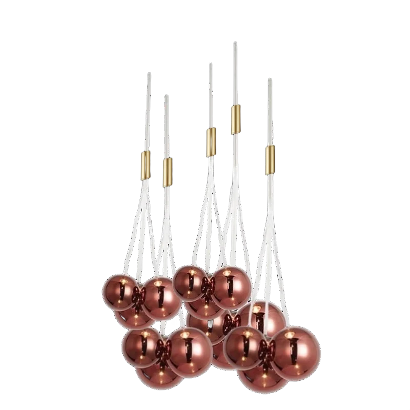 ثريا DecorBites™ الزجاجية - مصابيح LED بتصميم عصري من الشمال لديكور المنزل