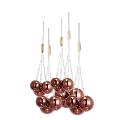 ثريا DecorBites™ الزجاجية - مصابيح LED بتصميم عصري من الشمال لديكور المنزل