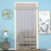 Cortina de puerta de red antiinsectos de encaje Decorbites™ para el verano, para sala de estar y dormitorio