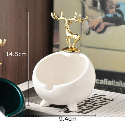 DecorBites™ Cat Paw Porcelain Ashtray | Ceramic Smoking Accessories | Unique Gift for Him