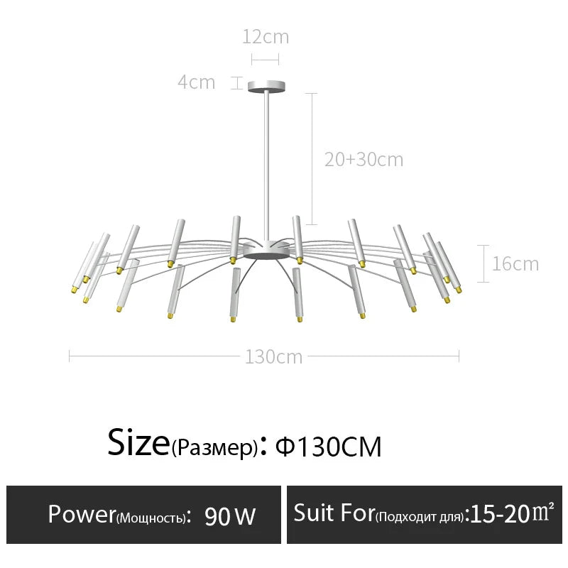 Decorbites™ Lámpara de Techo LED: Iluminación Minimalista Nórdica para Hogar en Sala de Estar, Dormitorio, Área de Comedor
