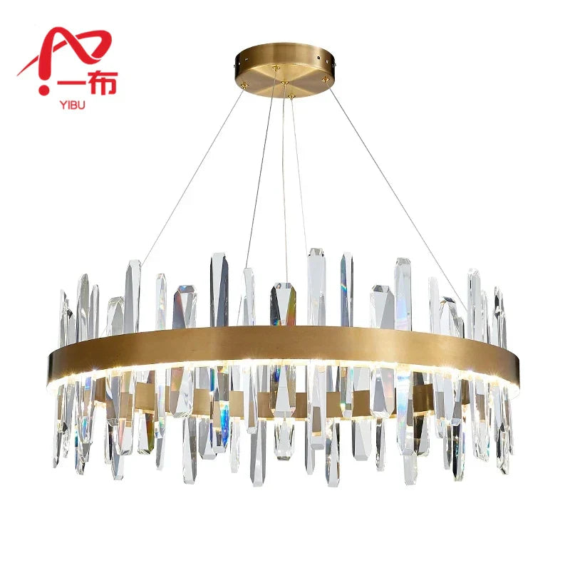 Elegant Crystal Pendant Chandelier