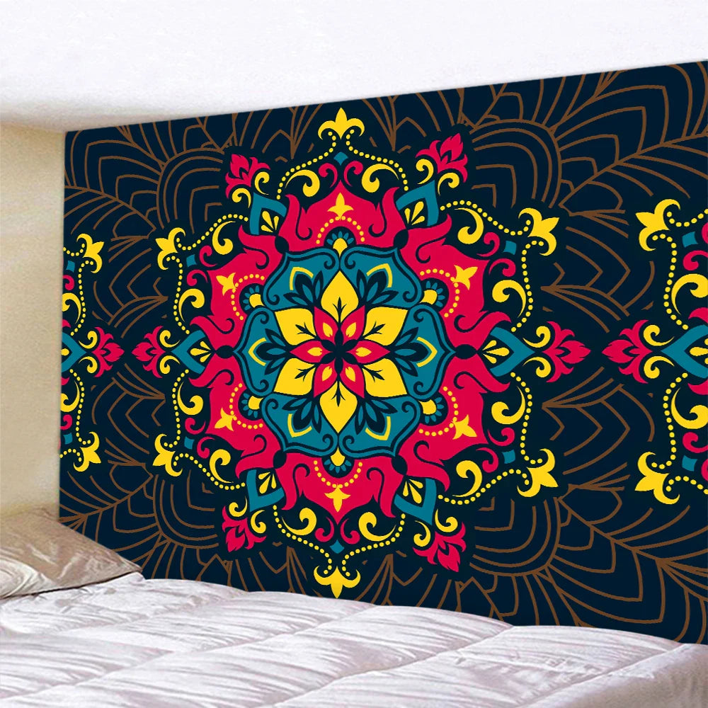 Decobites Urban Landscape Sun Room Decoration - Psychedelic Bedroom Wall Art