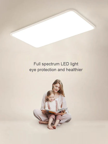 DecorBites™ LED Ceiling Light: Nordic Style Ultra Thin Square Lamp for Living Room and Bedroom