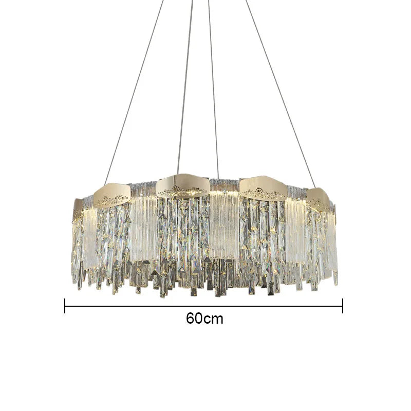 DecorBites™ Crystal Ceiling Chandelier: Modern Luxury Lighting for Living Room, Dining Room, Bedroom