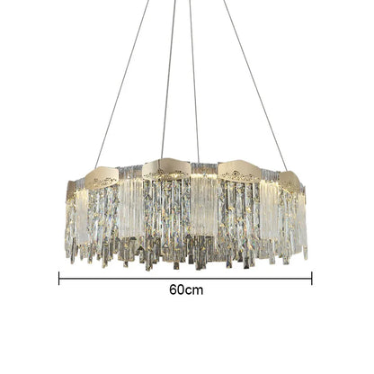 DecorBites™ Crystal Ceiling Chandelier: Modern Luxury Lighting for Living Room, Dining Room, Bedroom
