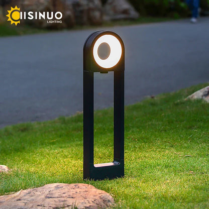 Farola LED DecorBites™ de 12 W con base de aluminio para jardín, sendero, patio o entrada de vehículos.
