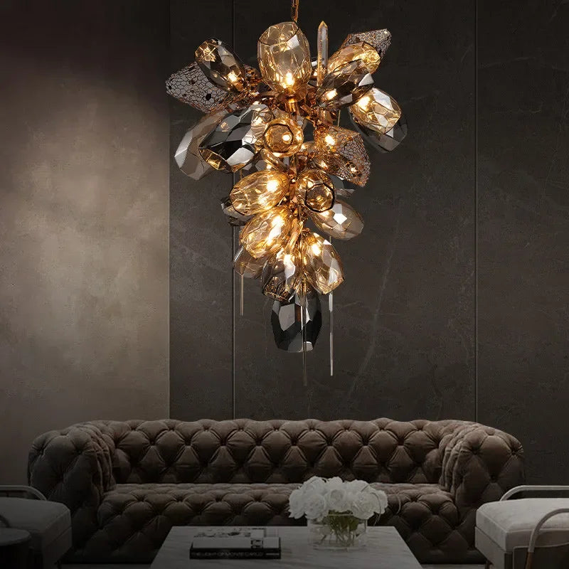 DecorBites™ Glass Shades Pendant Light Luxury Dining Lamp Indoor Decor Lighting