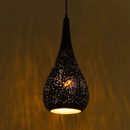 Lámpara colgante hueca de hierro DecorBites™ para comedor, bar, cocina y tienda de ropa