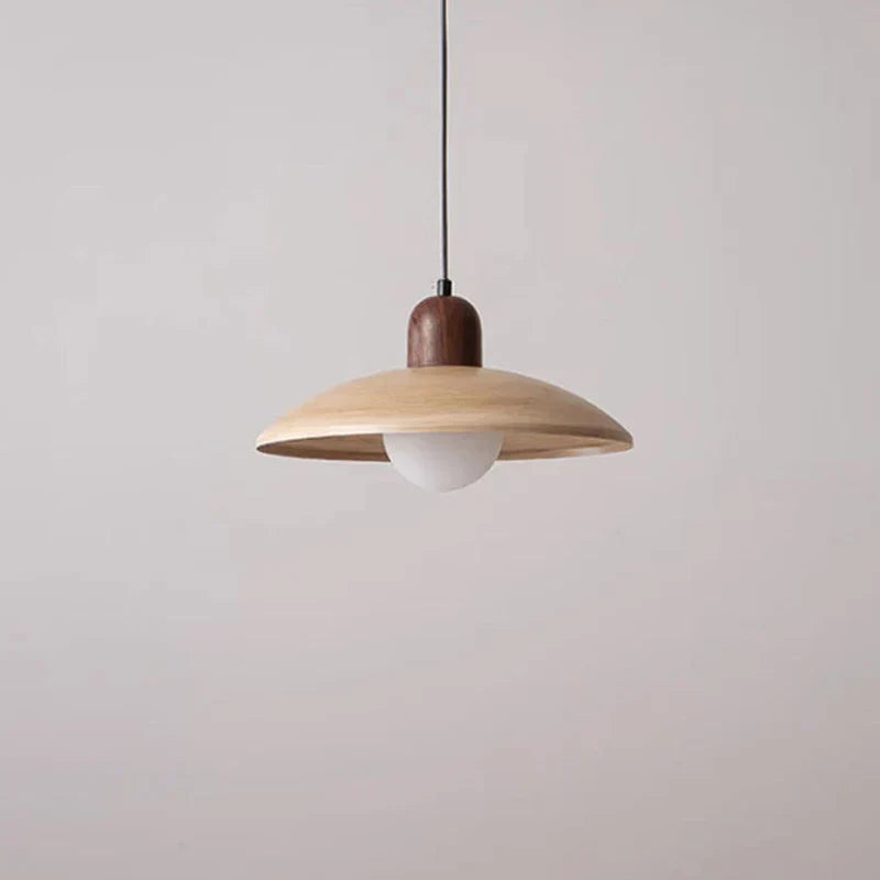 Wooden Stone Pendant Lamp