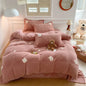 Decobites Teddy Velvet Bedding Set for Winter Warmth and High-end Comfort