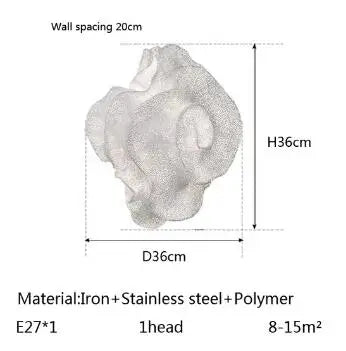 DecorBites™ Cloud Chandelier: Modern Designer Pendant Light for Living Room, Bedroom & Bar