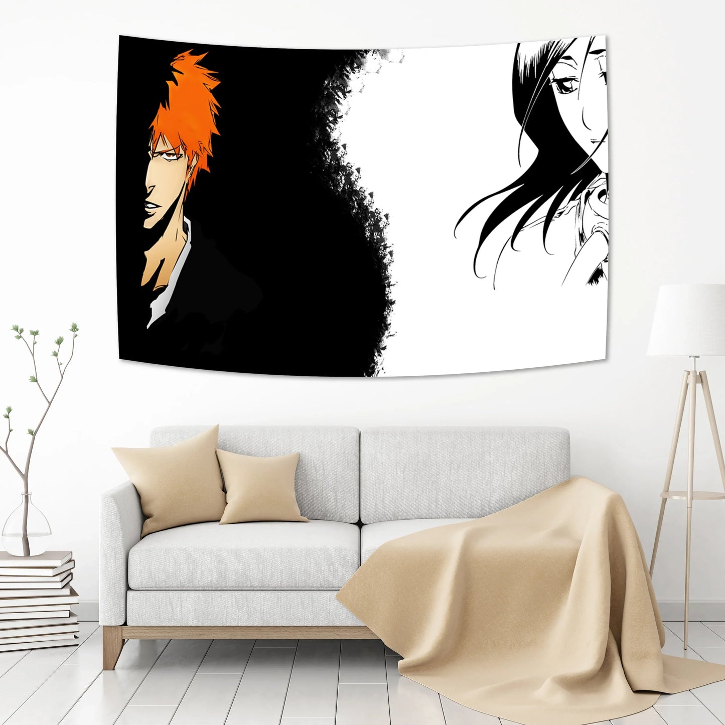 Decobites Bleach Japan Anime Tapestry Wall Decoration Witchcraft Hippie Wall Hanging