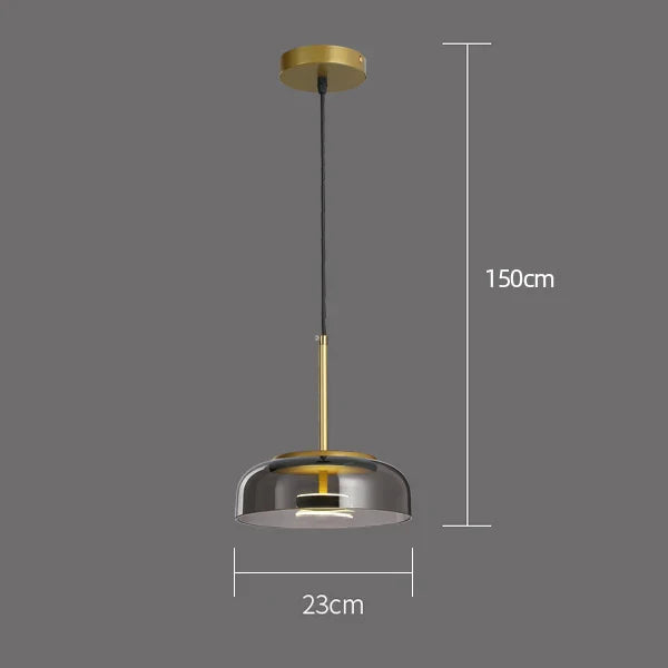 DecorBites™ Glass Pendant Lights LED Modern Dining Room Nordic Restaurant Hanging Lamp